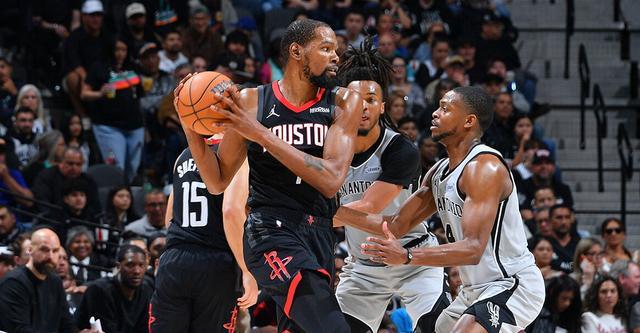 火箭客场惨败马刺战绩下